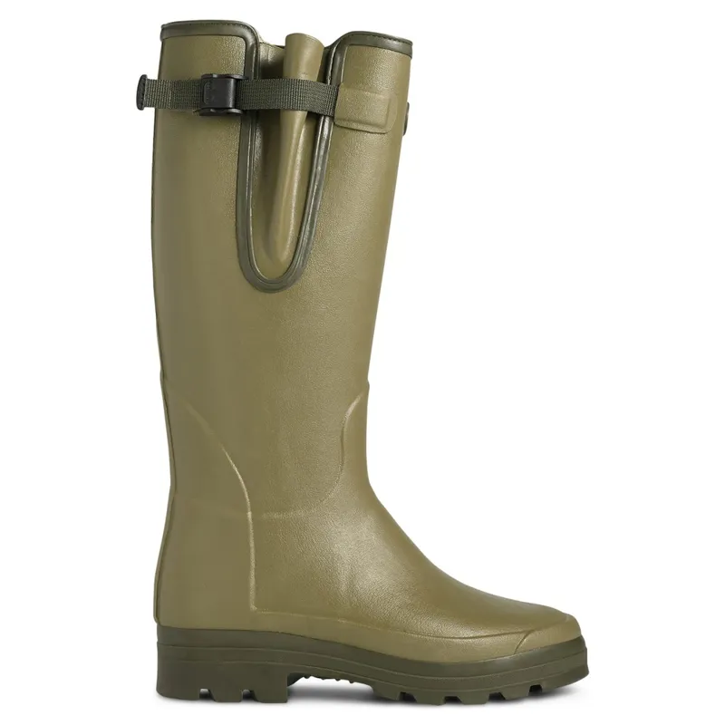 Le Chameau Mens Vierzonord XL Neoprene Lined Wellingtons Vert Vierzon-1